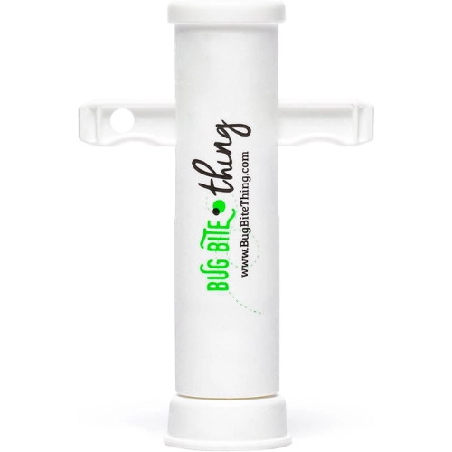 Bug bite thing contraption to remove venom from bug bites outdoors