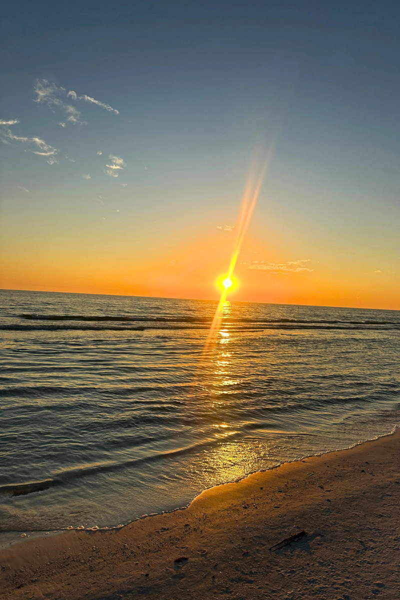 Siesta Key view of beach one of the nicest places in Florida to visit