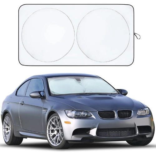 Photo of EcoNour Car Windshield Sunshade that Blocks 99% Heat & Keeps Interior Cool and car with it on