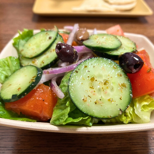 Photo of Side House Salad at Pizza Time Caffe in Parkland Florida Italian cuisine