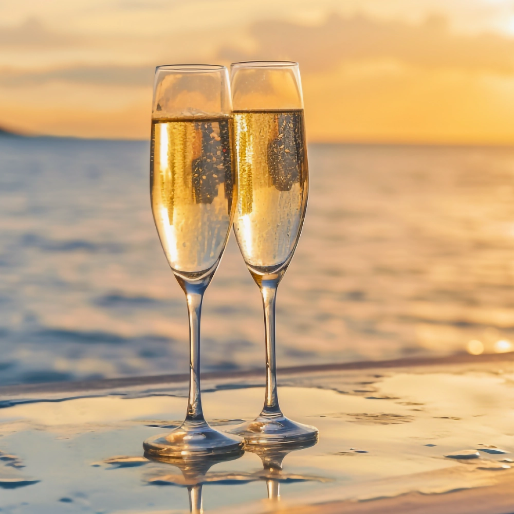 Things to do in Florida take a Champagne Sunset Catamaran Cruise two glasses of champagne romantic date night