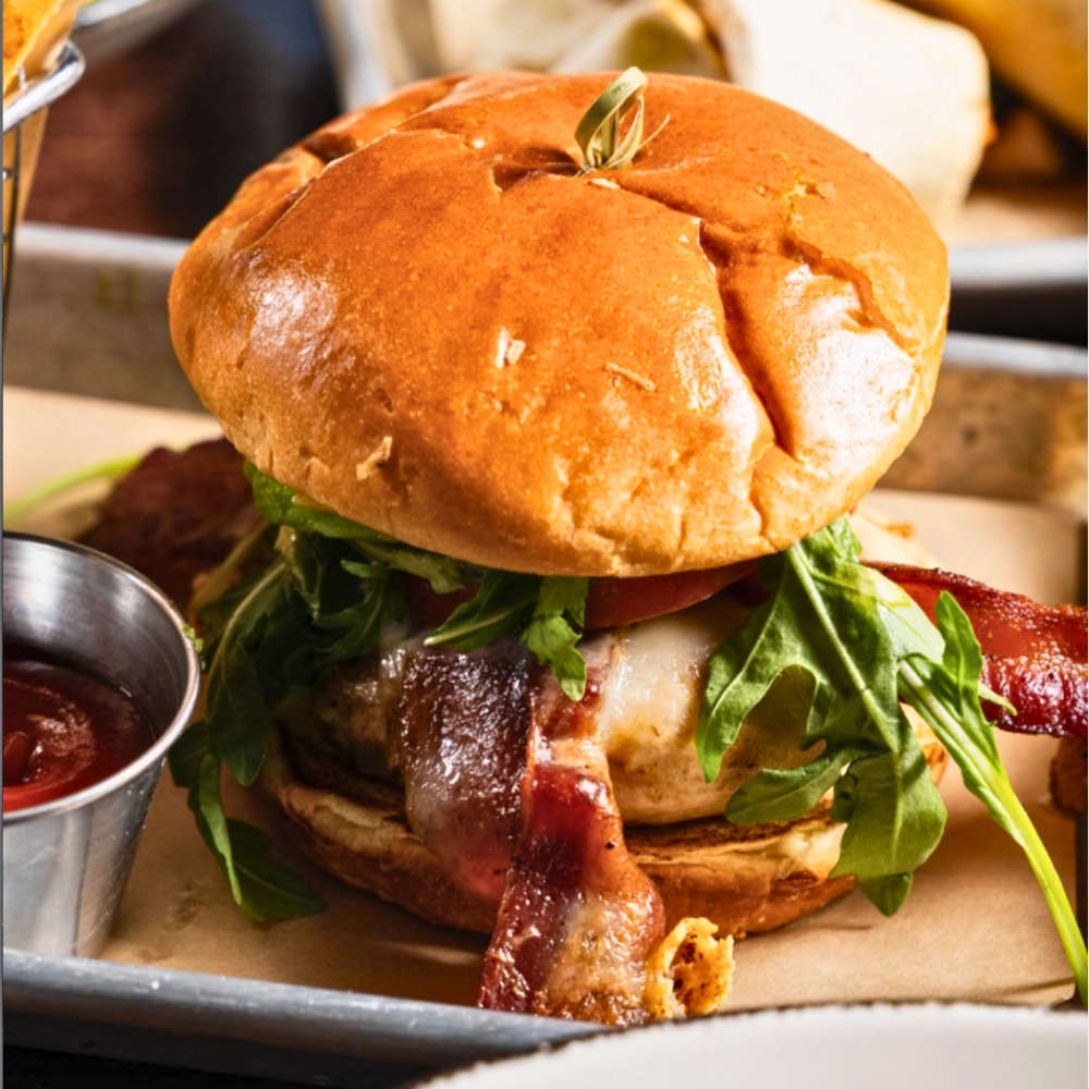 Bar Louie Tuesday Burger specials for great burgers near Butterfly World