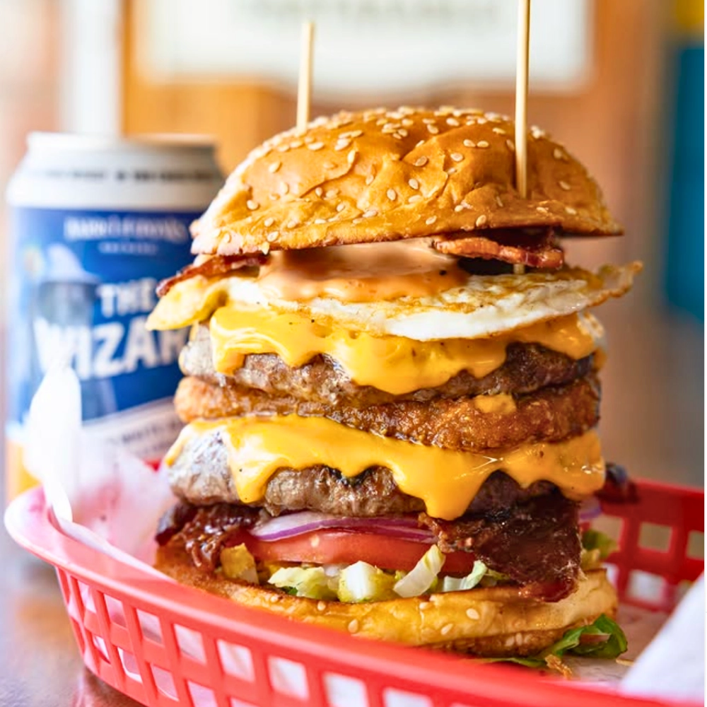 Big Sloppy Burger Charm City Burgers Deerfield Beach near Butterfly World