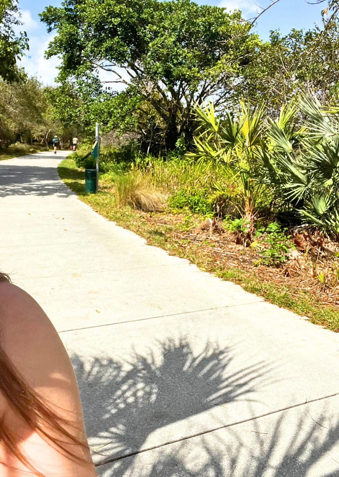 Pondhawk Natural Area trail first person view Boca Raton