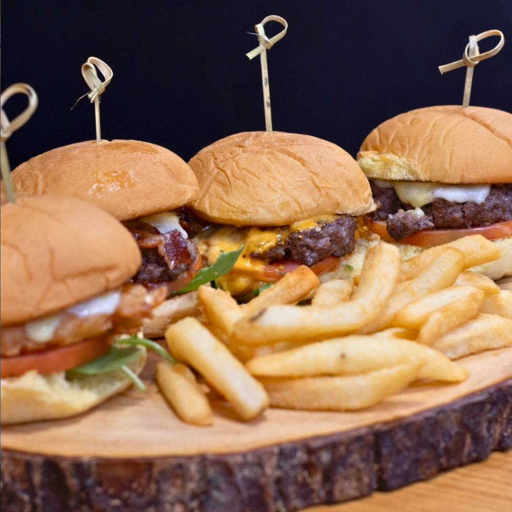 Marcos Top Burger best burger near Butterfly World sliders and fries