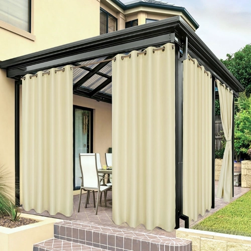 Waterproof Outdoor Curtains for Patio, a must have product for florida heat and sun