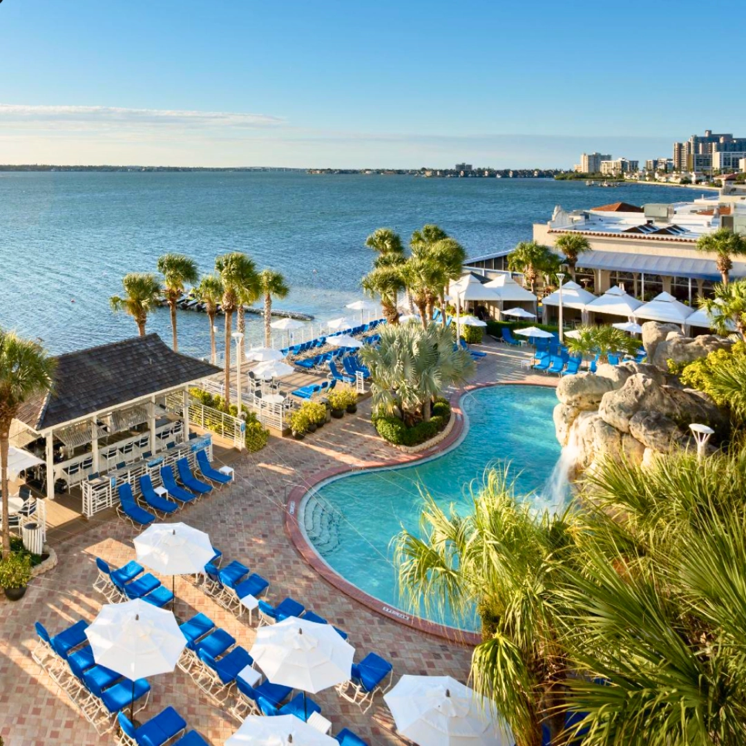 Clearwater Beach Marriott Resort on Sand Key in Tampa bay Florida