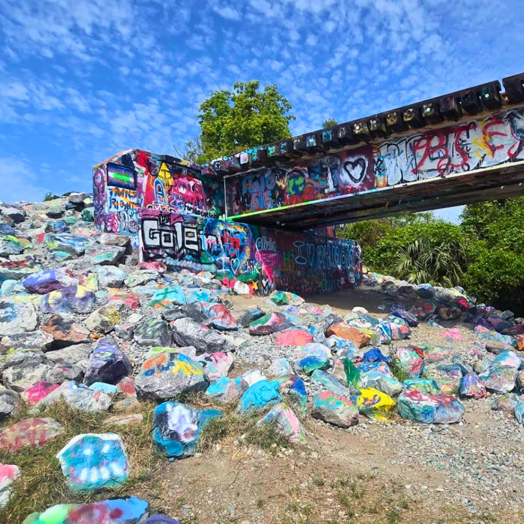 Graffiti Bridge Pensacola in Florida Panhandle