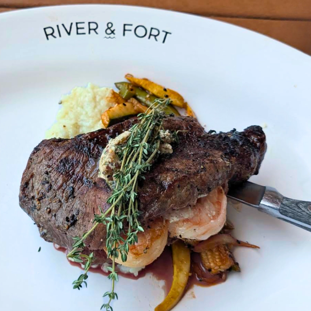 Top Restaurants in St. Augustine to try River & Fort Restaurant & Roof Top Lounge surf and turf