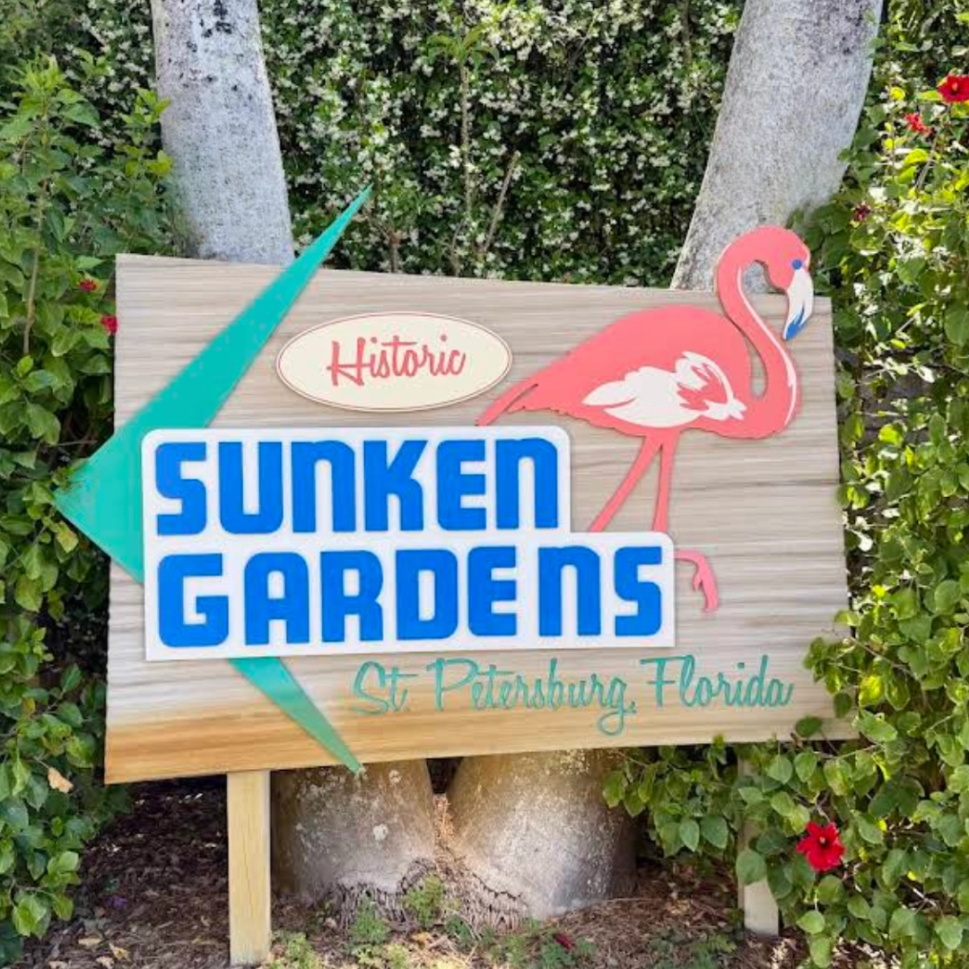 Sunked Gardens in St Petersburg Florida in the Tampa Bay