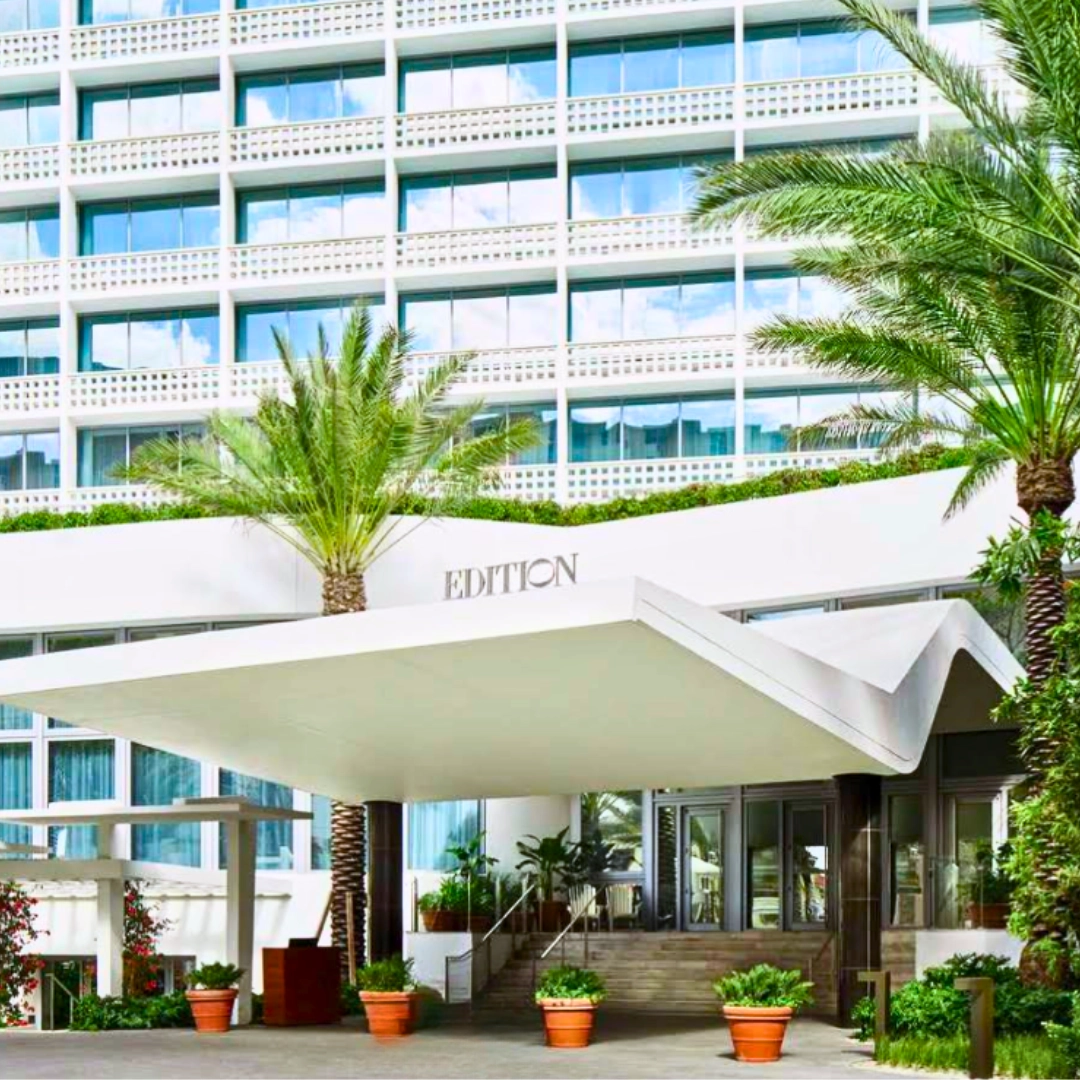 The Miami Beach EDITION is a boutique, design hotel with modern rooms and luxury amenities, like world-class entertainment and dining, near South Beach.