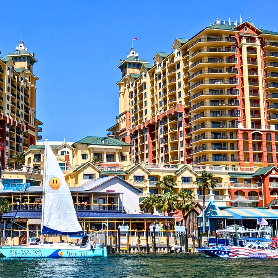 Destin Harbor in Florida Panhandle