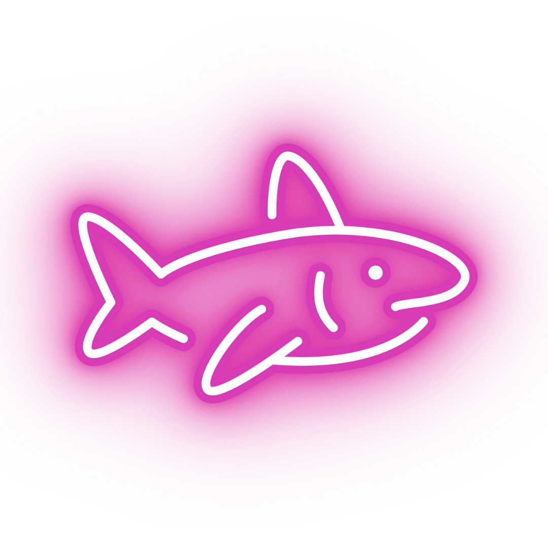 neon fish icon Florida