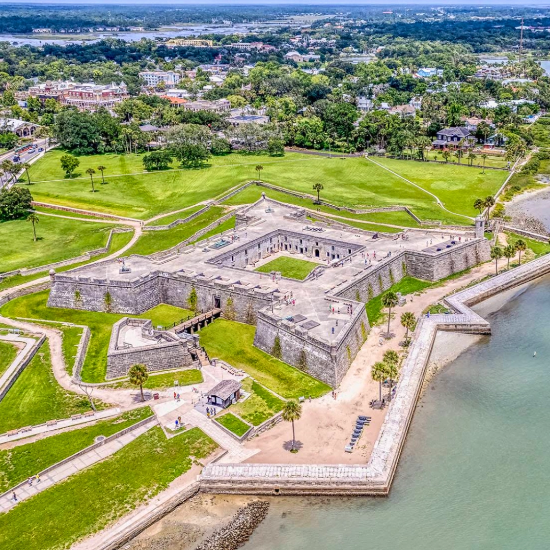 St. Augustine Florida Castillo de San Marcos National Monument in Historic District