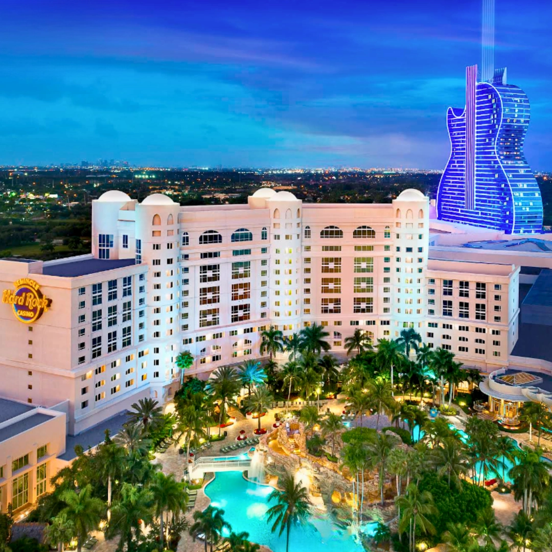 Seminole Hard Rock Hotel & Casino Hollywood, FL is where to stay in Fort Lauderdale Florida